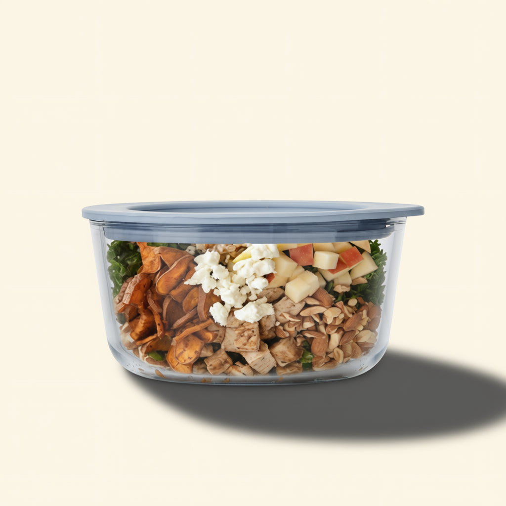 Glass Food Storage Set | Round 3PC