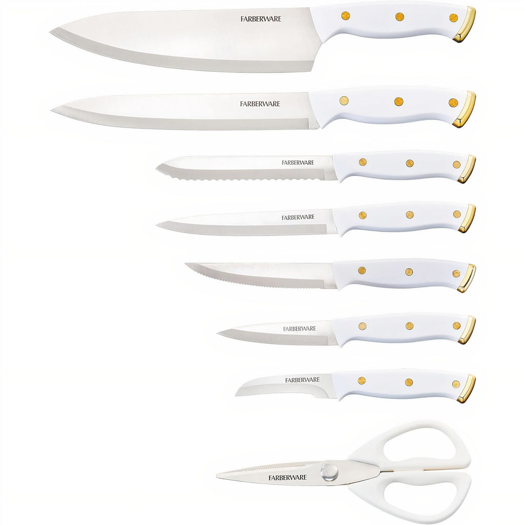 Farberware 15-Piece Triple Riveted Knife Block Set