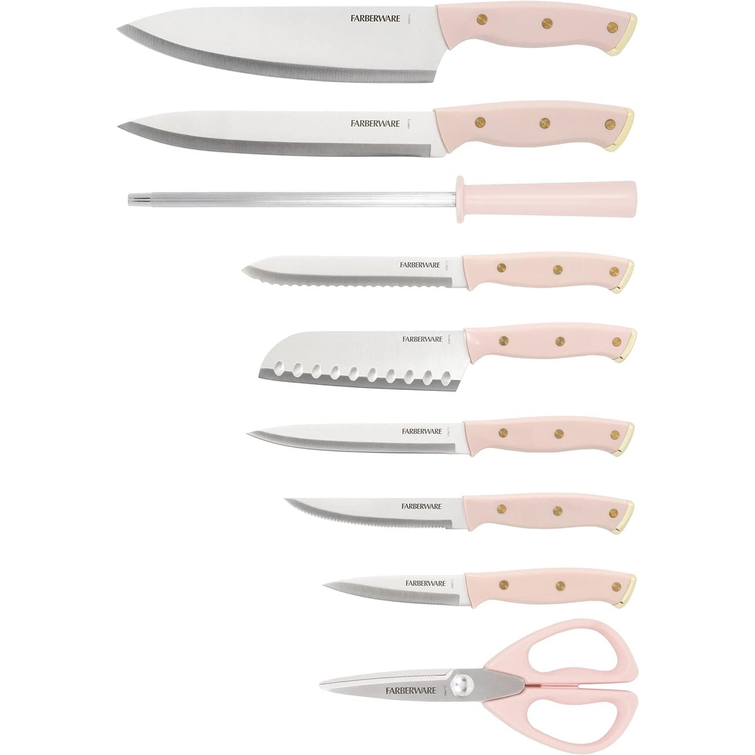 Farberware 15-Piece Triple Riveted Knife Block Set