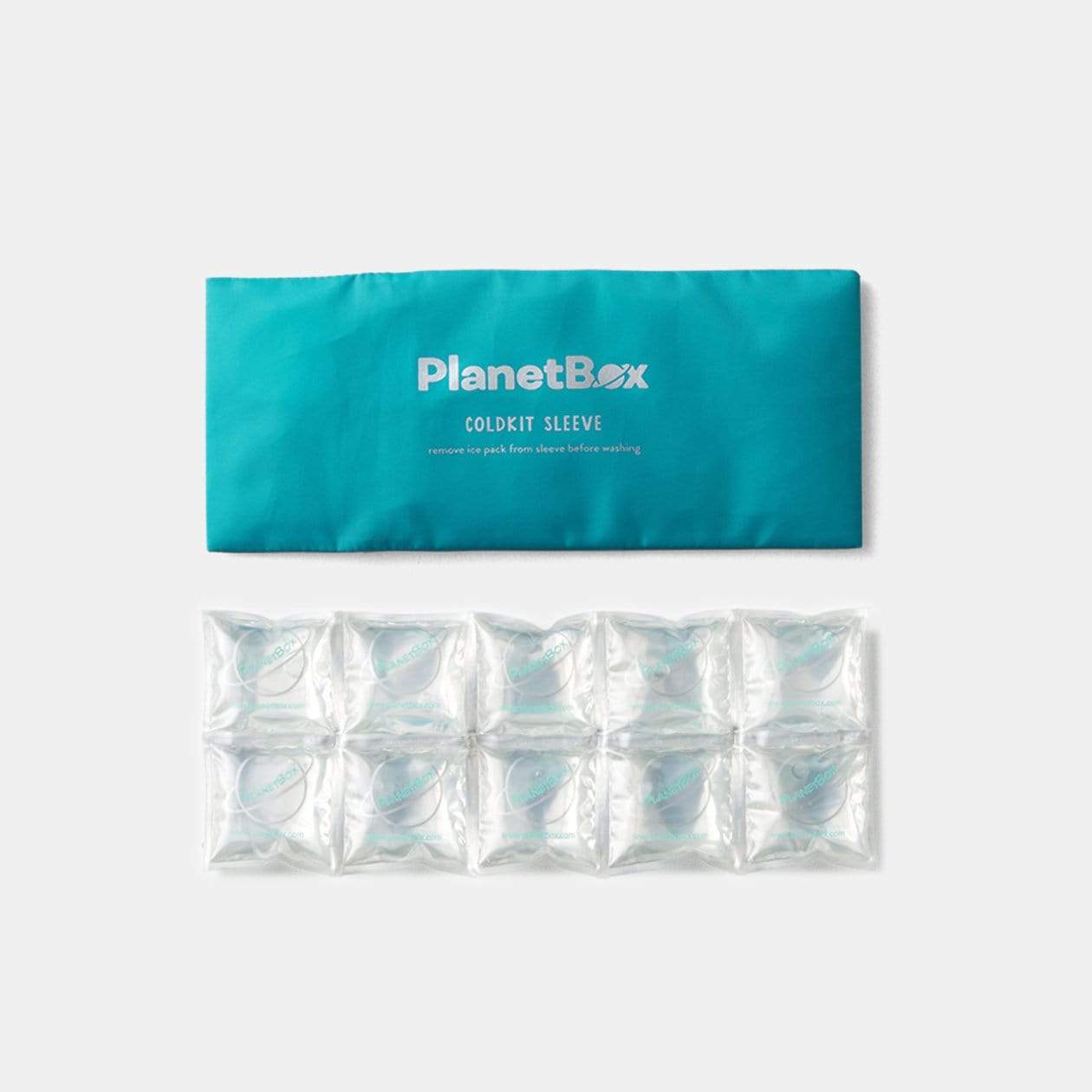 color::Teal | Planetbox ColdKit sleeve with cooling insert.