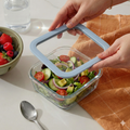 Glass Food Storage Set | Square 2/4/6 Cup