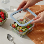 Glass Food Storage Set | Square 2/4/6 Cup
