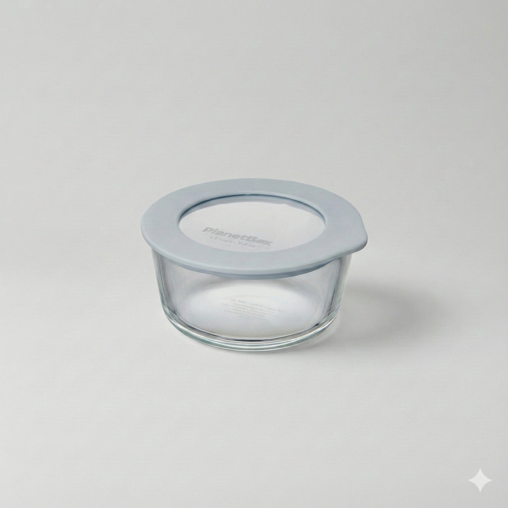 Glass Food Storage Set | Round 3PC
