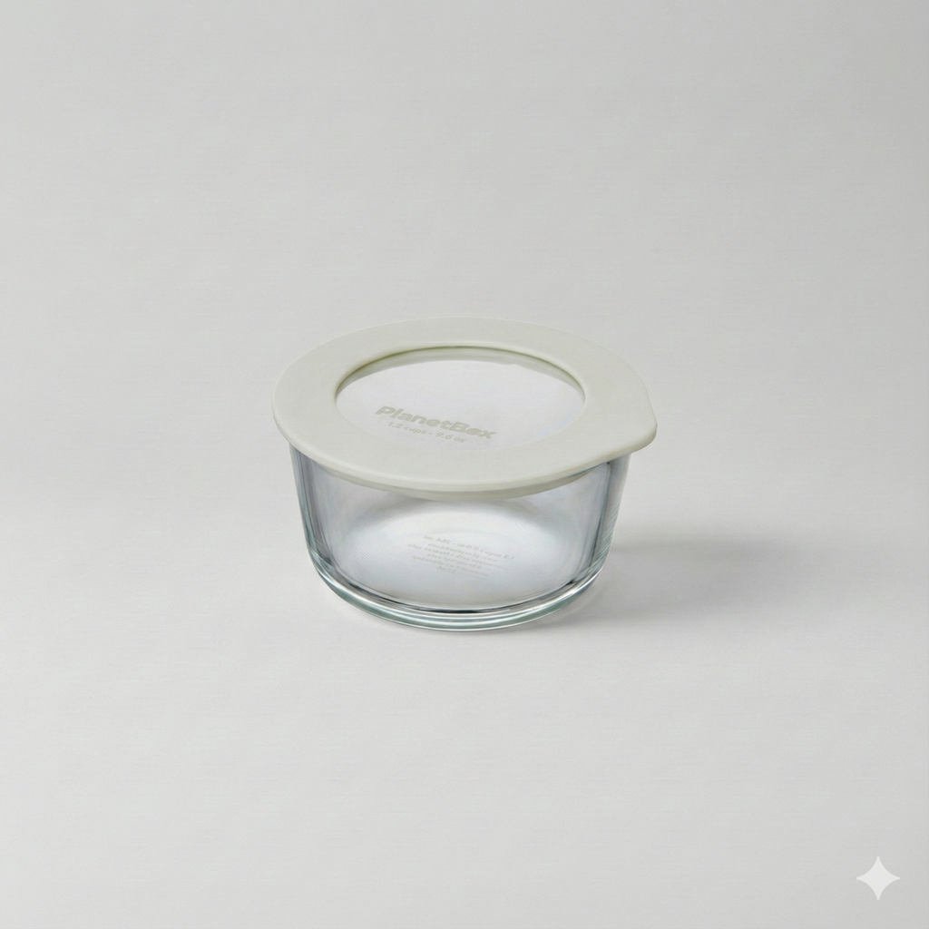 Glass Food Storage Set | Round 3PC