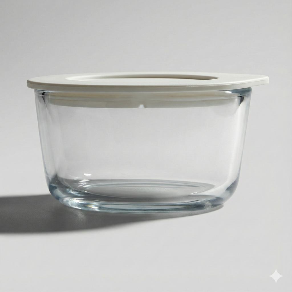 Glass Food Storage Set | Round 3PC