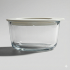 Glass Food Storage Set | Round 3PC