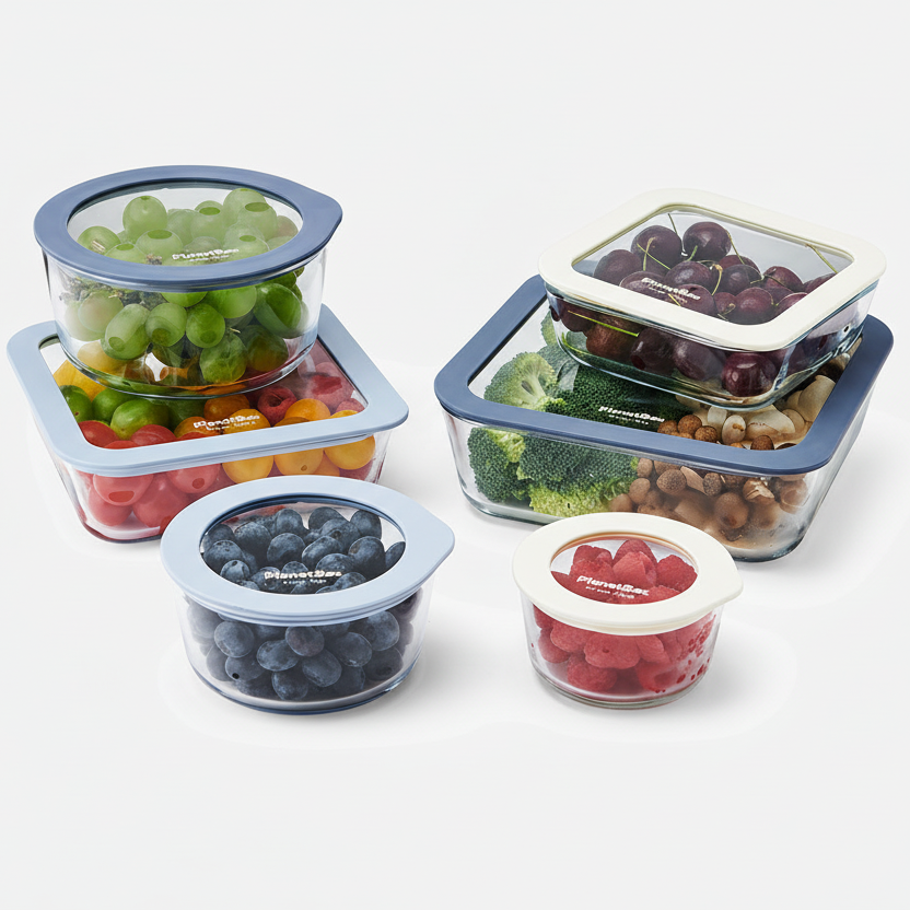 Glass Storage Set